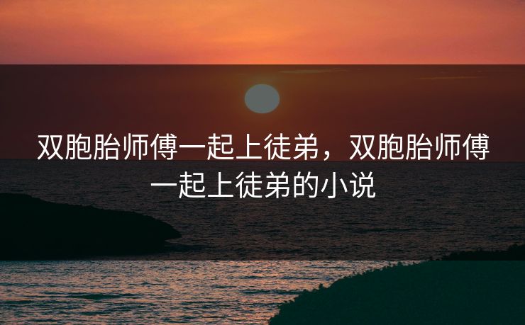 双胞胎师傅一起上徒弟，双胞胎师傅一起上徒弟的小说
